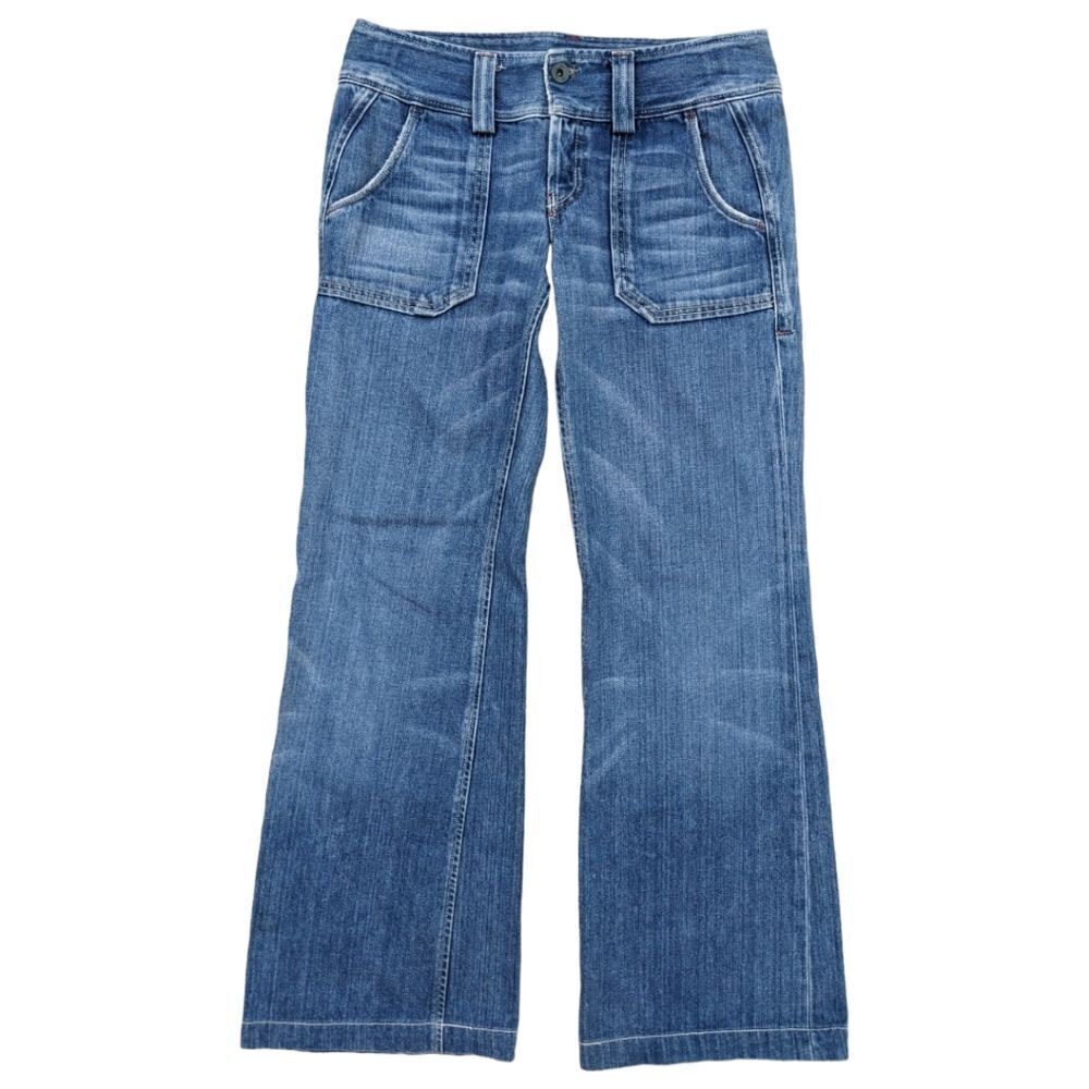 Vintage Y2K Diesel Hipper Wide Leg Jeans 100% Cotton Women's Size 26